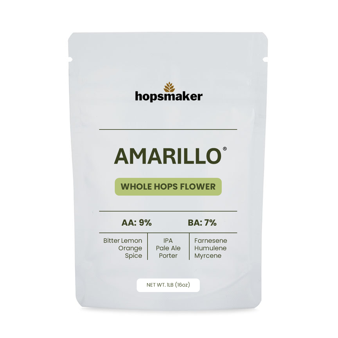 Amarillo® - Whole Hops Flower