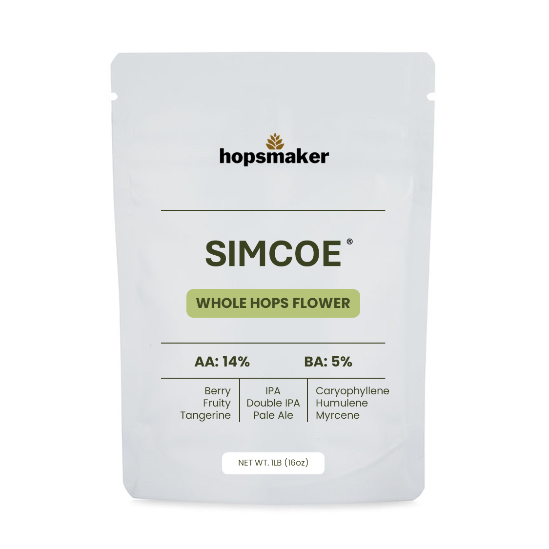 Simcoe® - Whole Hops Flower